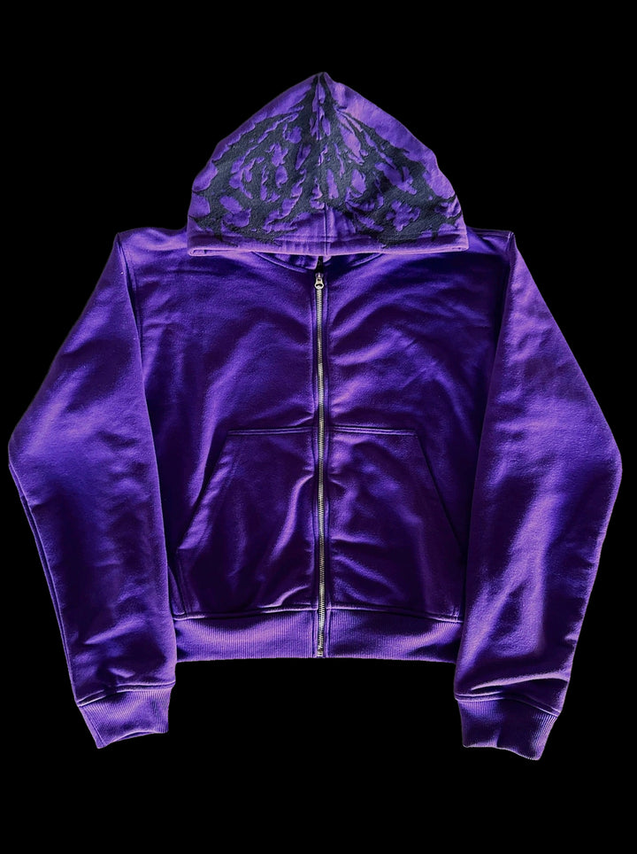 Ghoul Zip-Up (Purple)