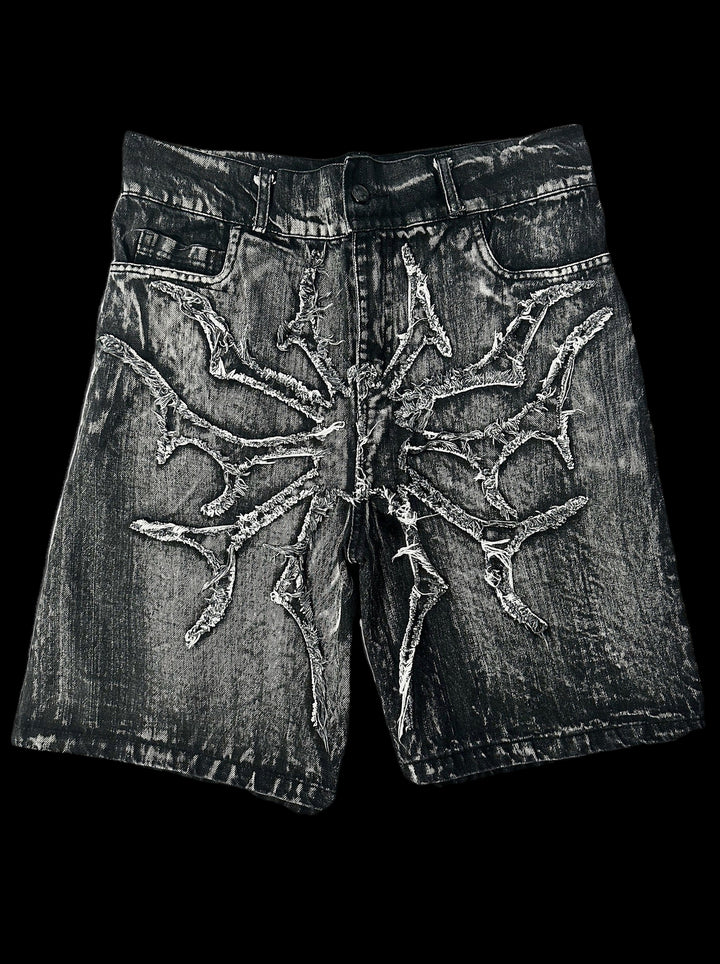 "Phantom Troupe" Jorts — on black