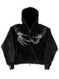 "Scissor Hands" Zip-Up