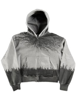 "Lands of Horror” Zip-Up
