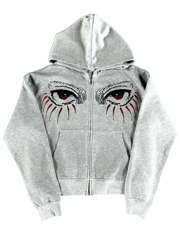 “AOT” Zip-Up (Grey)
