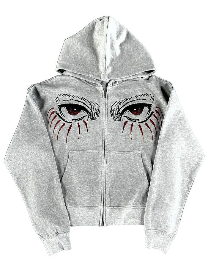 “AOT” Zip-Up (Grey)