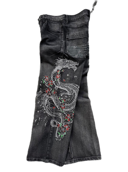 “Dragon” Jeans (Washed Black)