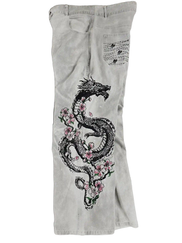 "Dragon" Jeans (White)