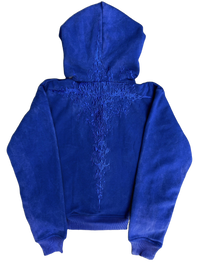 "Half a Million" Embroidered Hoodie (Royal Blue)