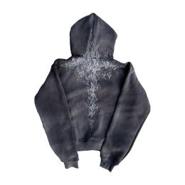 “Half a Million” Embroidery Zip-Up (Grey)