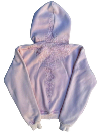“Half a Million” Embroidery Zip-Up (Light Pink)