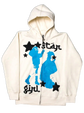 "Star Girl" Zip-Up (Cream)