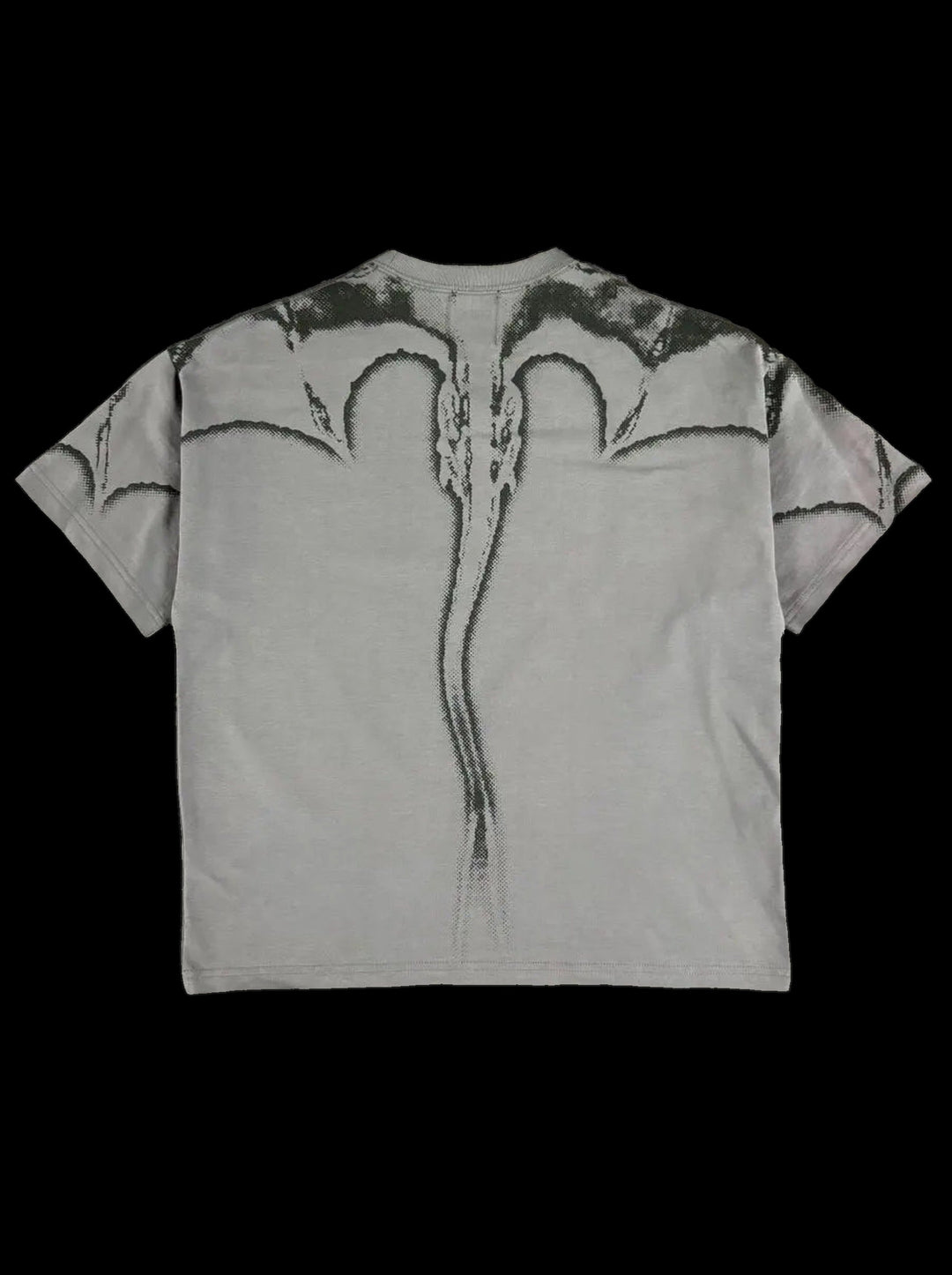 “Dragon” T-Shirt (Grey) — on black