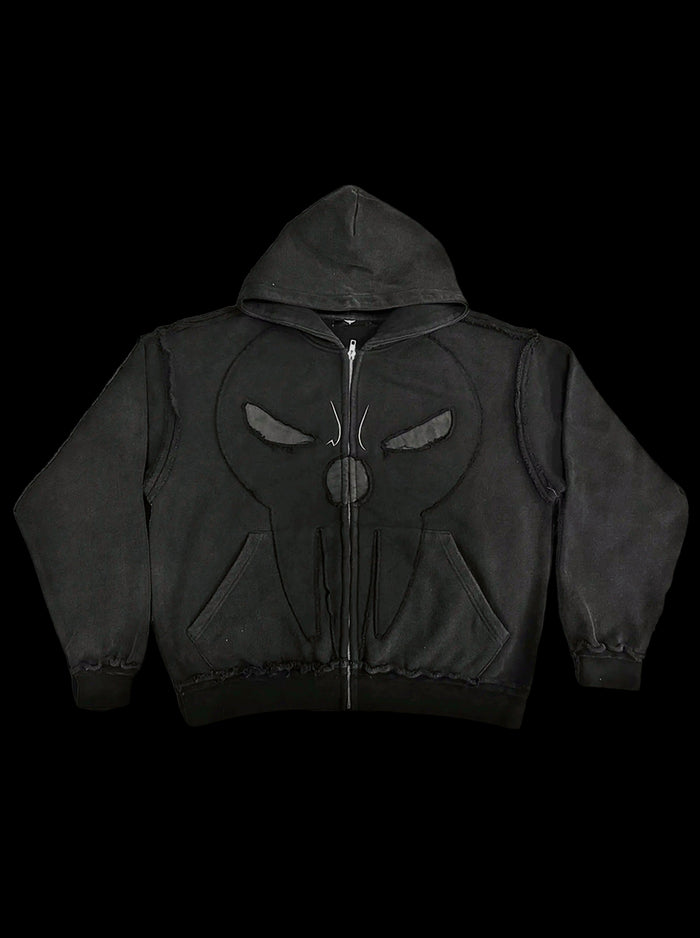 “Soul Eater” Zip-Up (Stone)