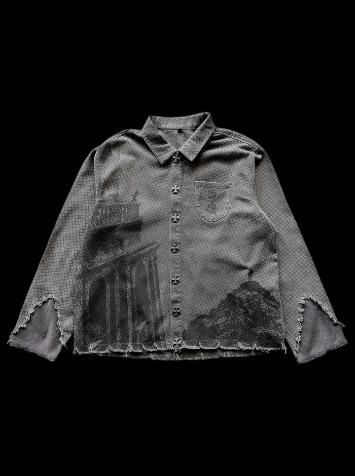"Ganado" Flannel Shirt on black