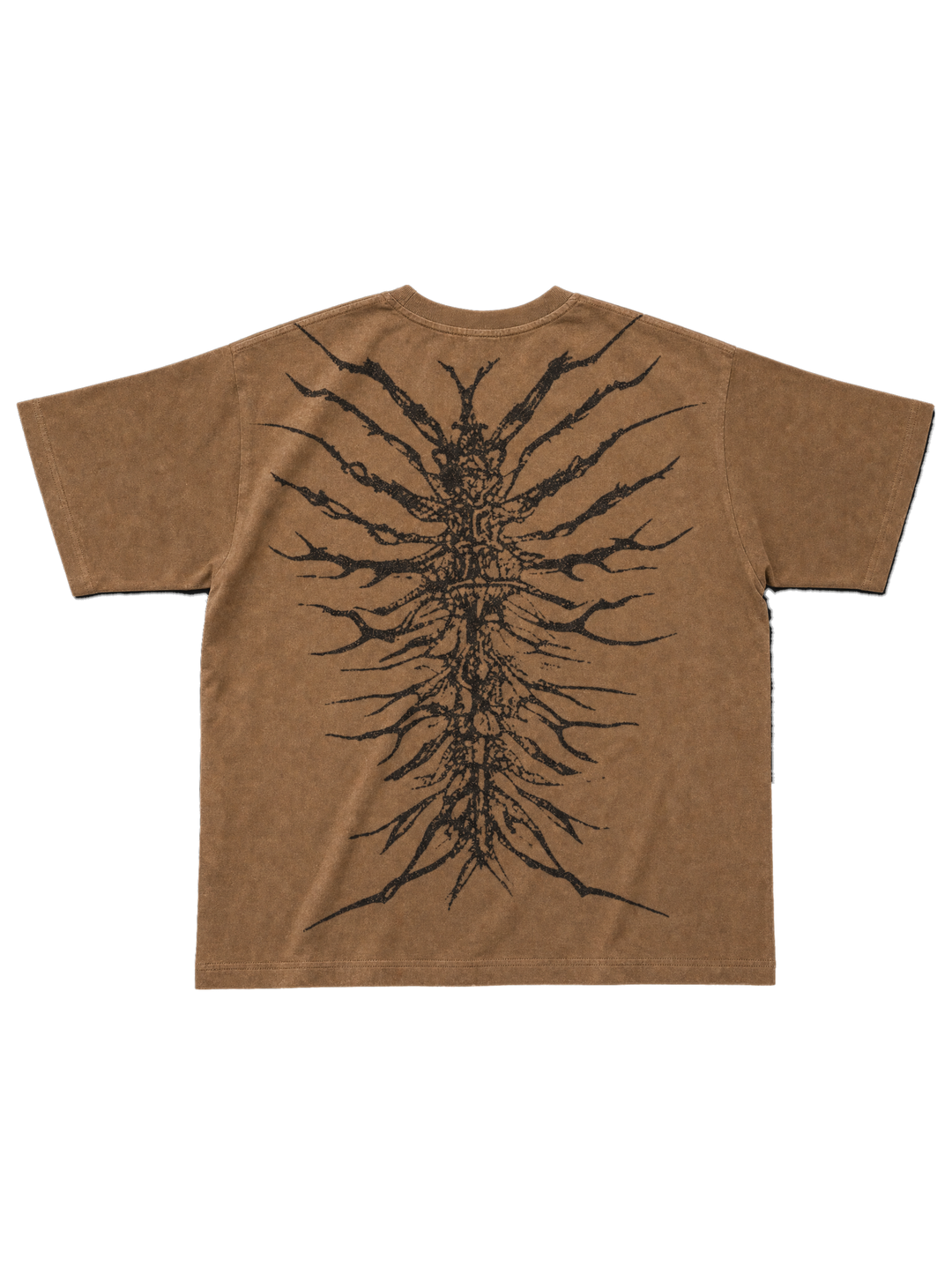 Ghoul T-Shirt Dark Beige back