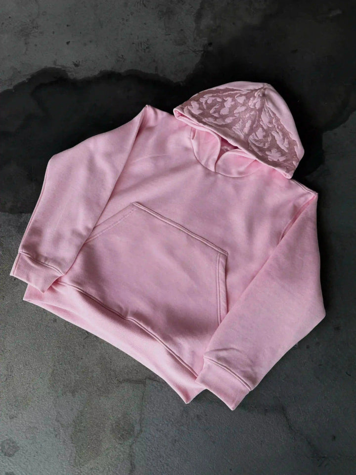 “Ghoul” HOODIE (Light Pink) pholoh