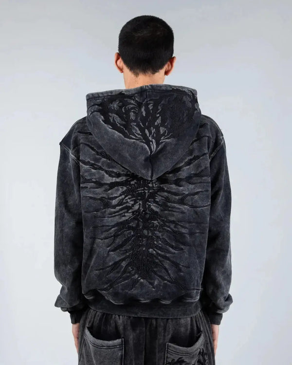 
    
      “Ghoul” HOODIE (Washed Black) - pholoh
    
