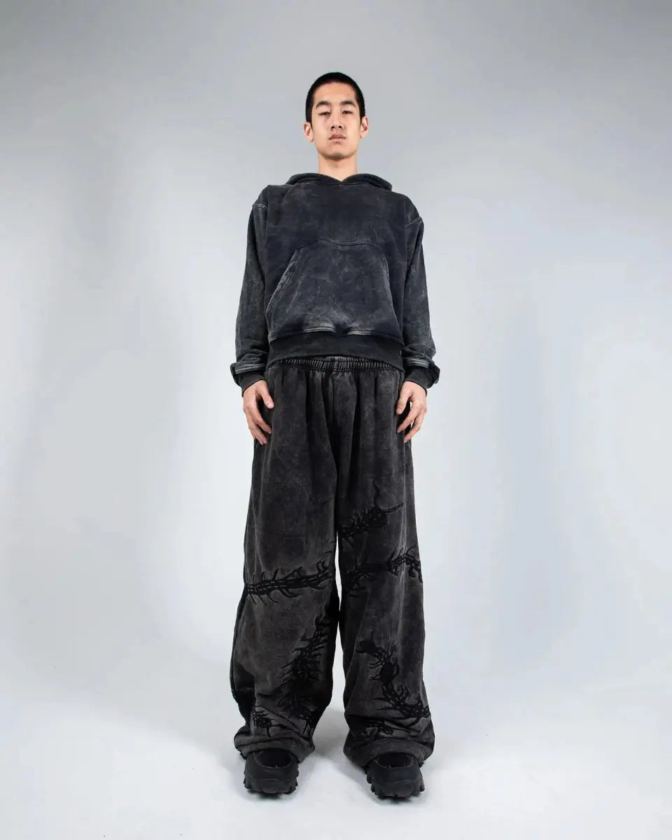 “Ghoul” HOODIE (Washed Black) - pholoh