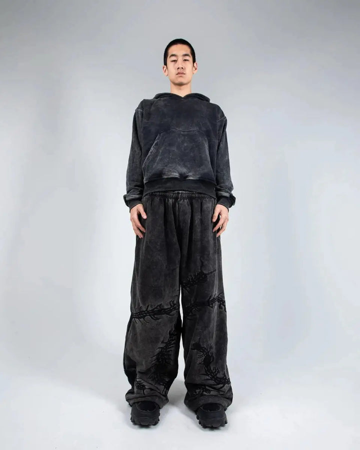 “Ghoul” HOODIE (Washed Black) - pholoh