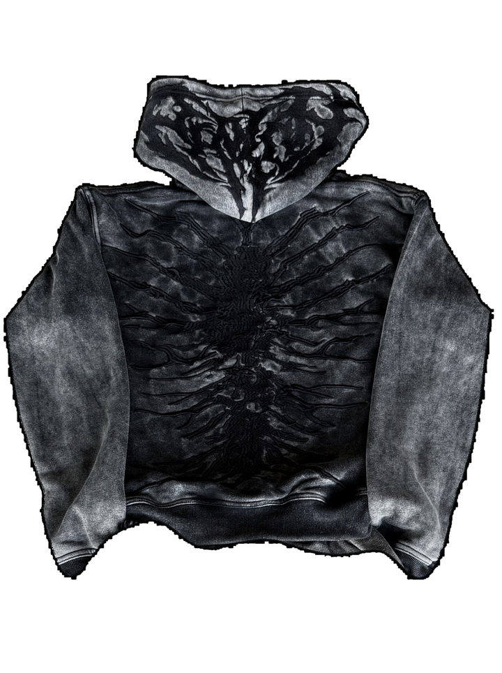 “Ghoul” Hoodie (Washed Black)