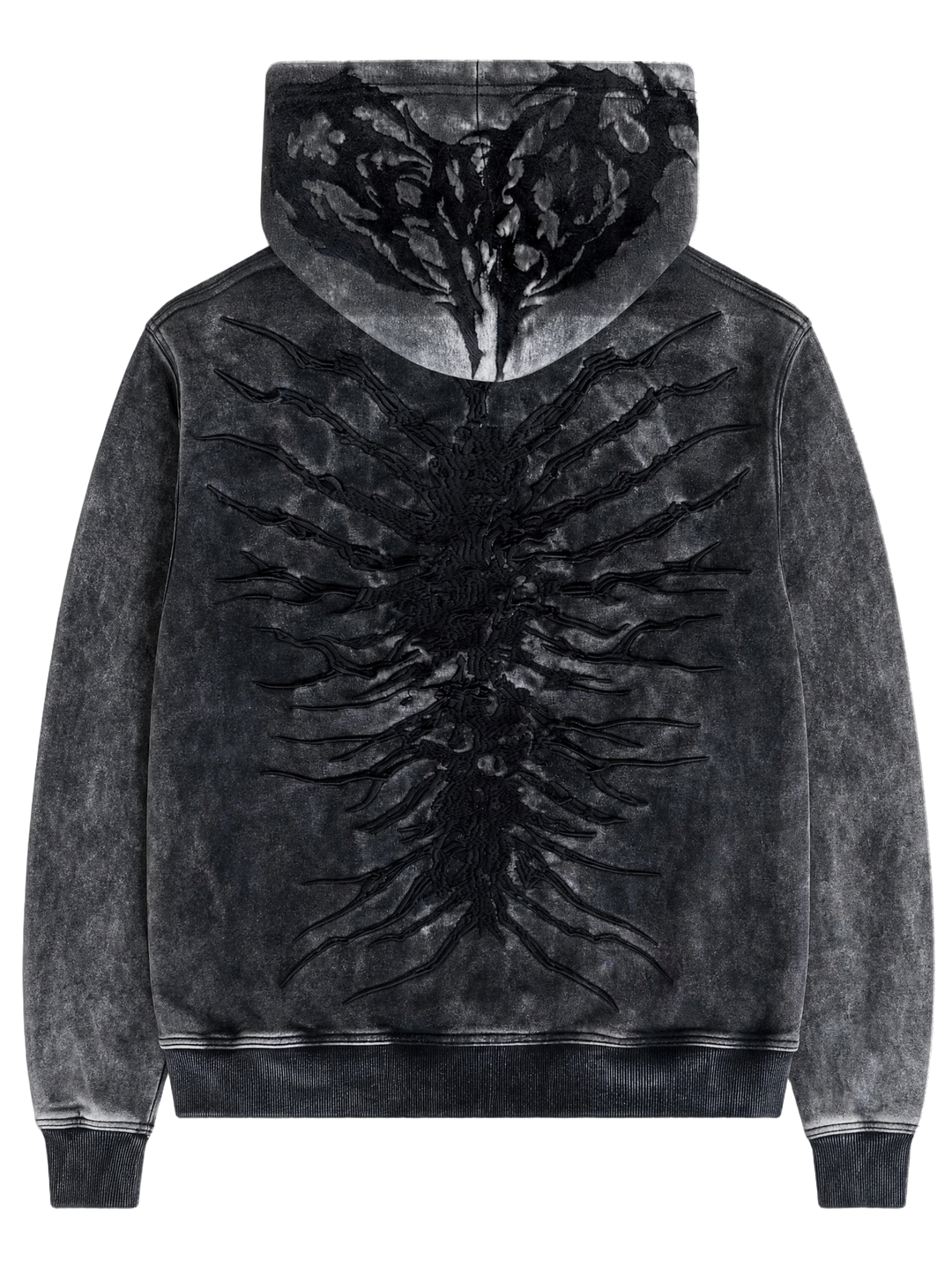 “Ghoul” Hoodie (Washed Black)