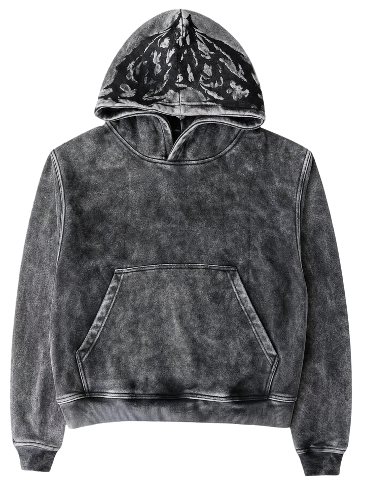 “Ghoul” Hoodie (Washed Black)