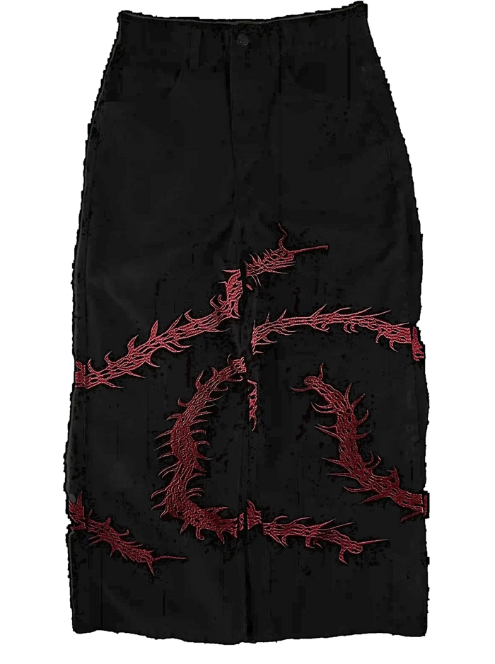 “Ghoul” Jeans (Wine)