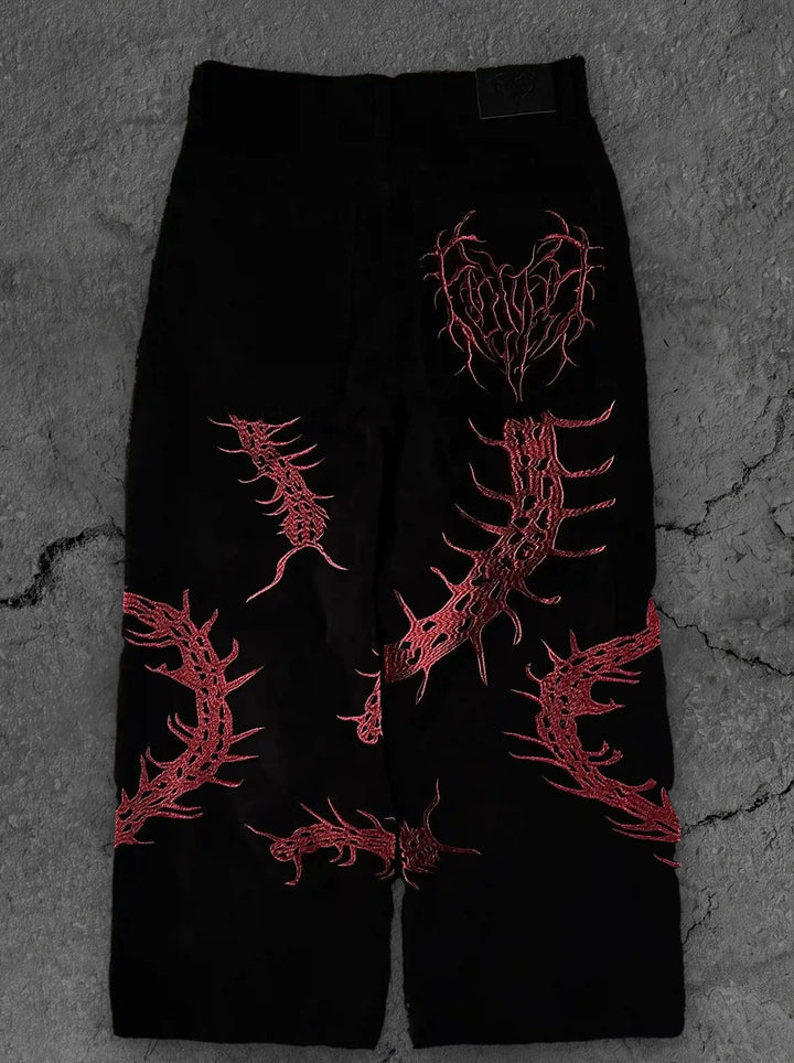 ghoul jeans black