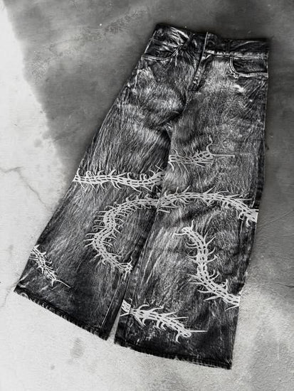 GHOUL JEANS+SWEATSHIRT - pholoh