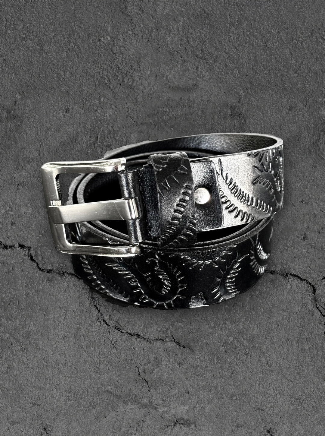 ghoul leather belt