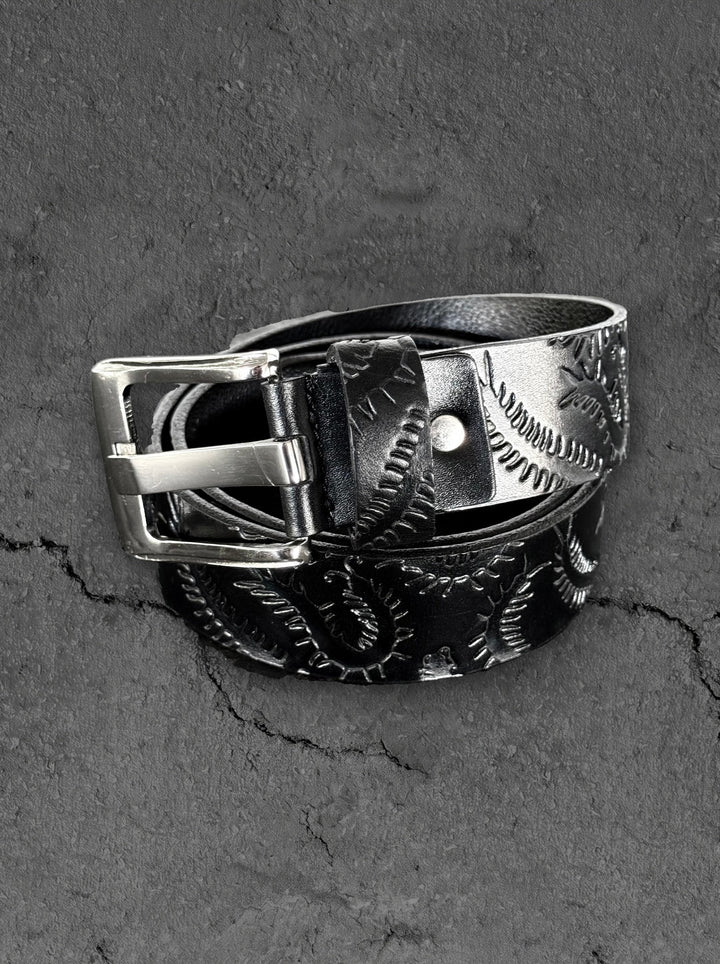 ghoul leather belt