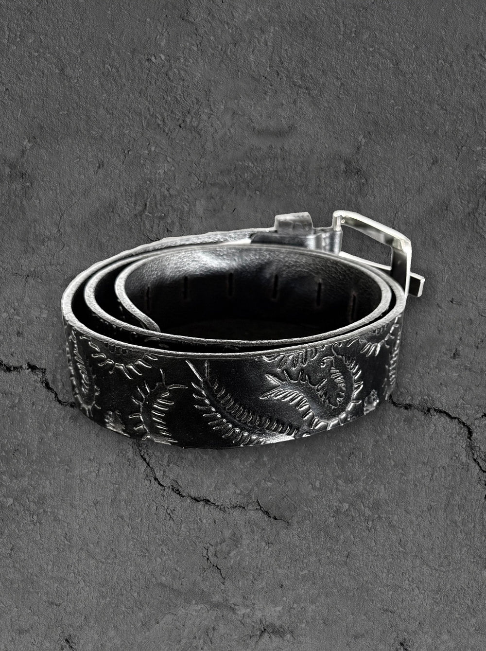 ghoul leather belt