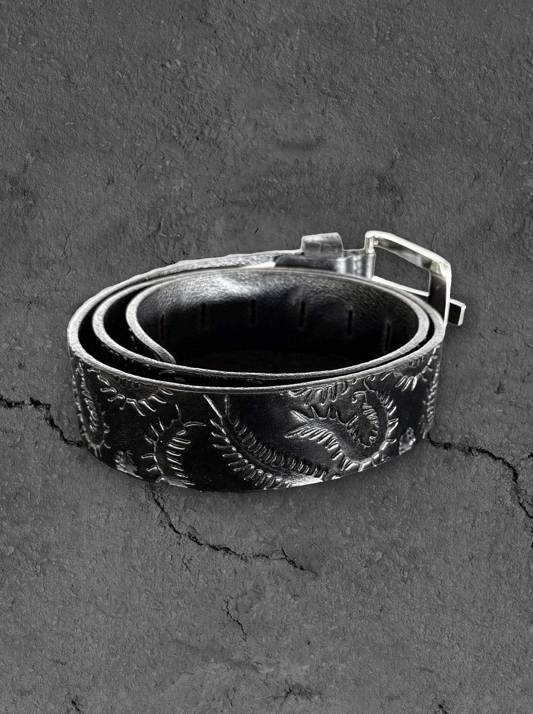 ghoul leather belt