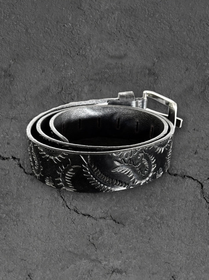 ghoul leather belt