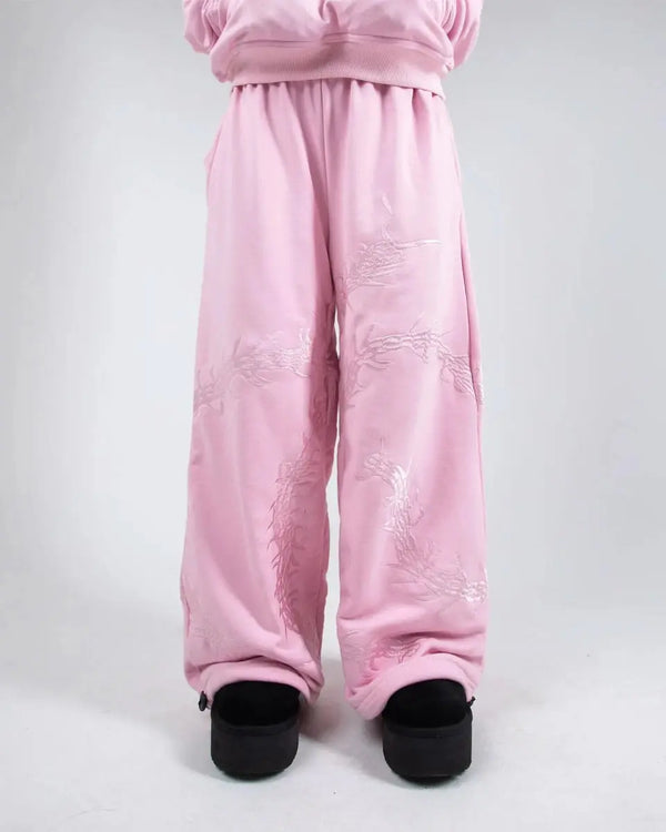 “Ghoul” Sweats (Light Pink) - Second Image