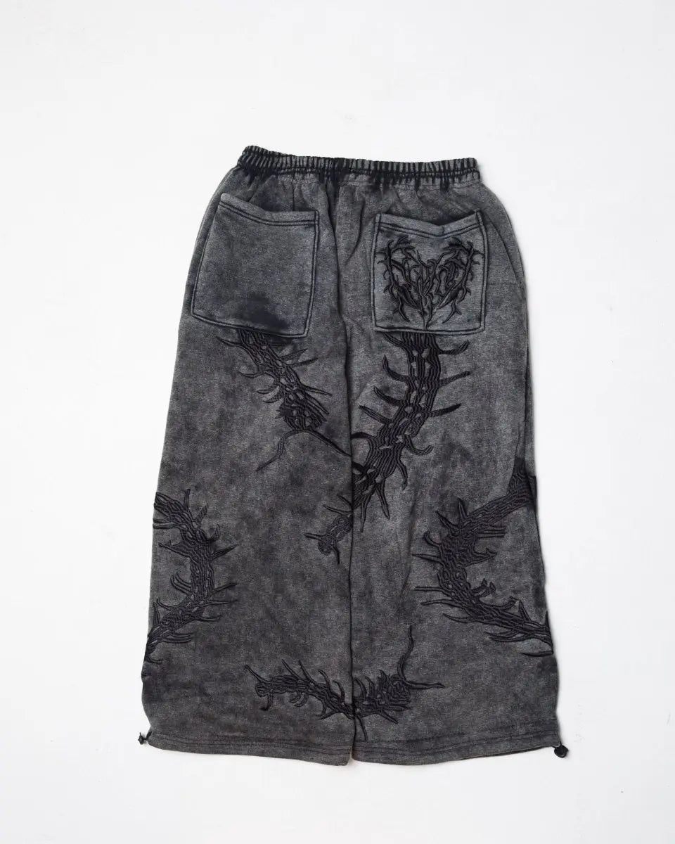 “Ghoul” Sweats (Washed Black) - pholoh