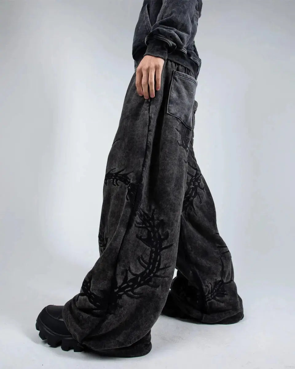 “Ghoul” Sweats (Washed Black) - pholoh