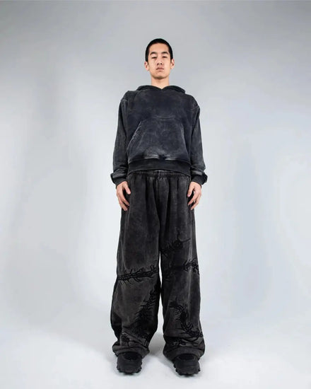 “Ghoul” Sweats (Washed Black) - pholoh
