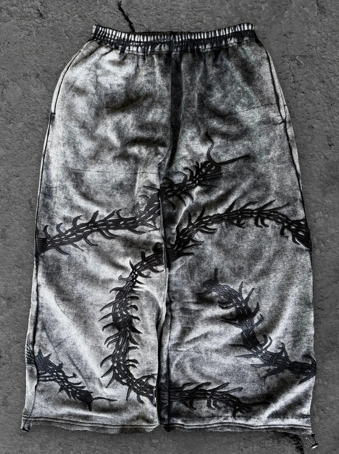 ghoul sweats washed black