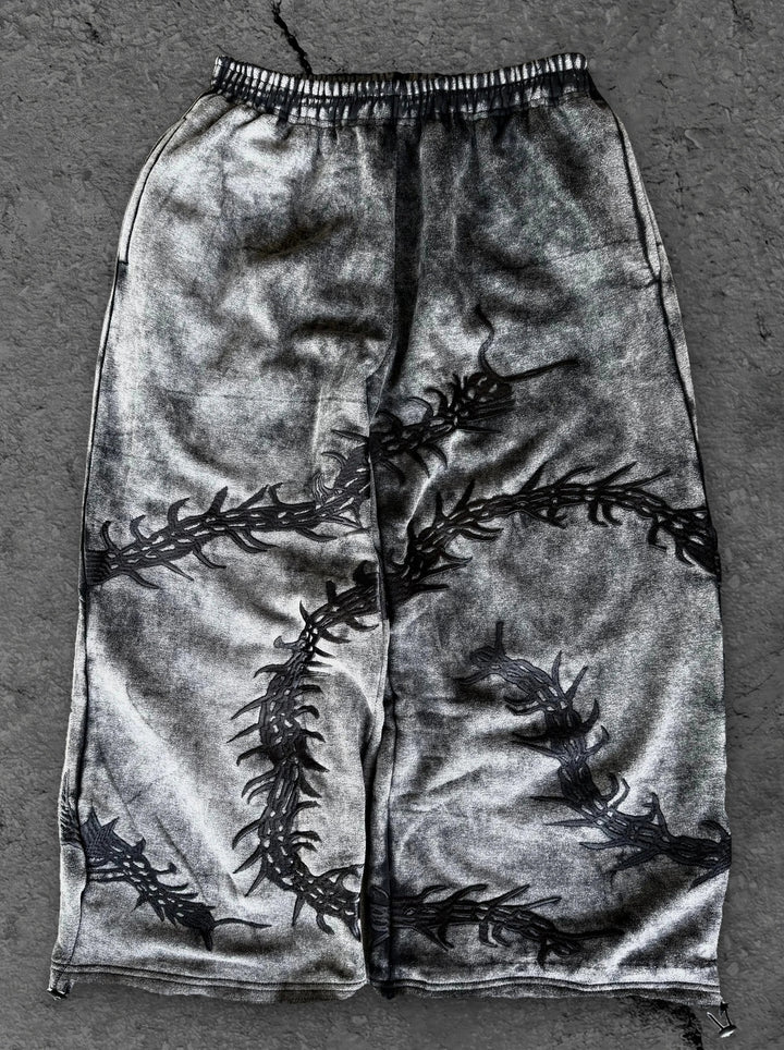 ghoul sweats washed black