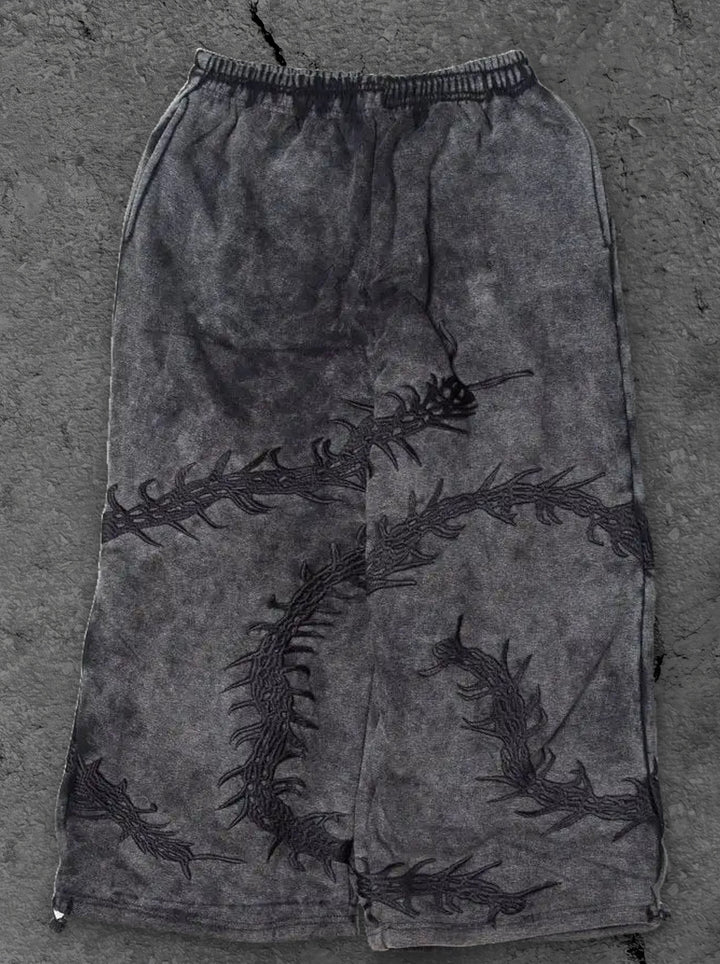 ghoul sweats washed black