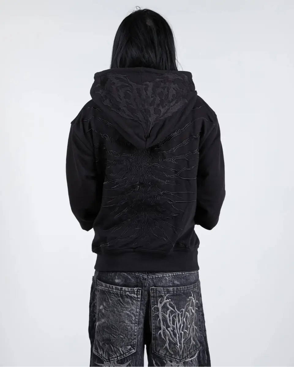 “Ghoul” ZIP-UP (Black) pholoh