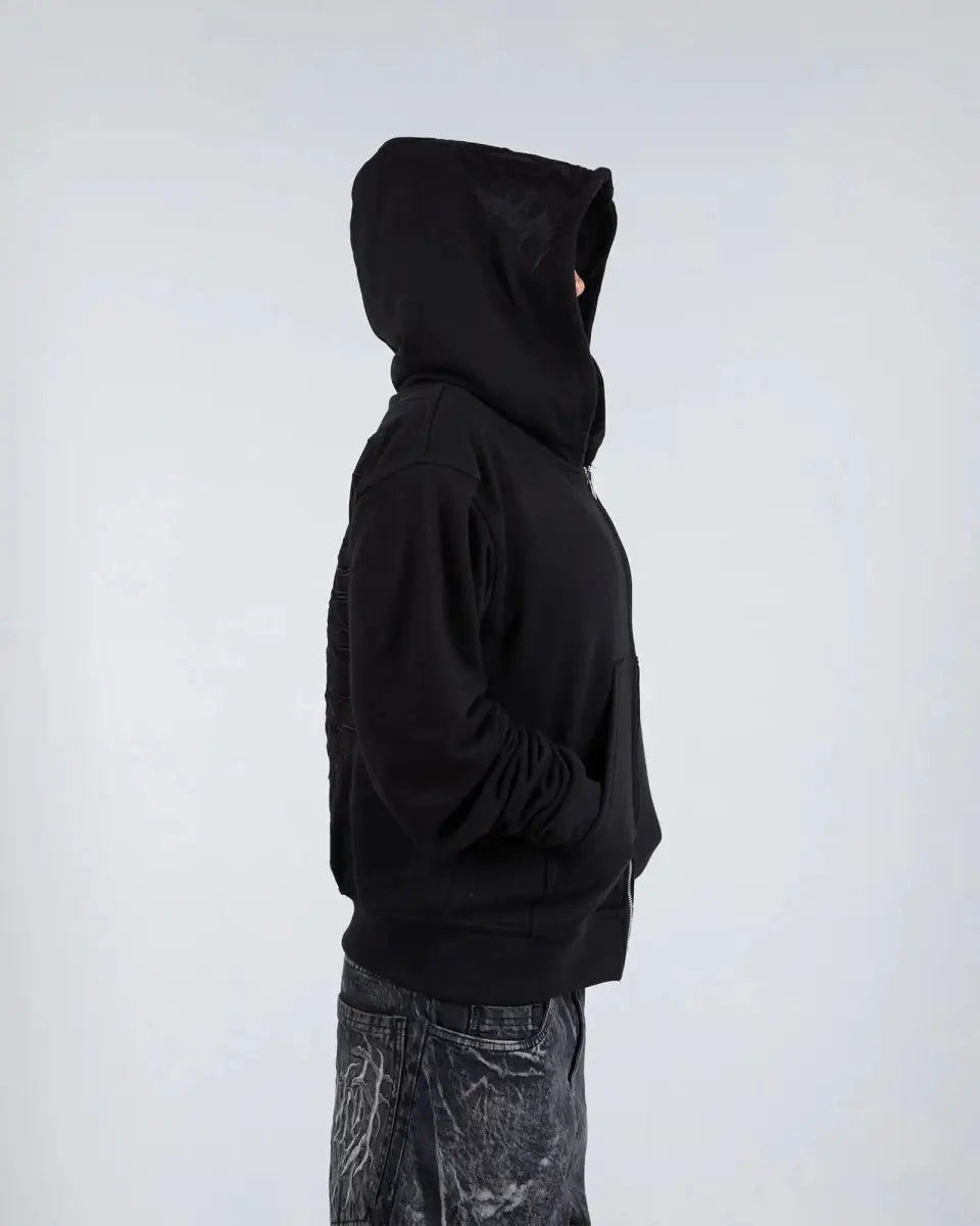 “Ghoul” ZIP - UP (Black) - pholoh