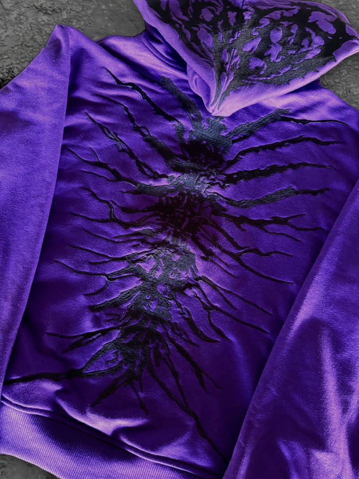 ghoul zip up purple
