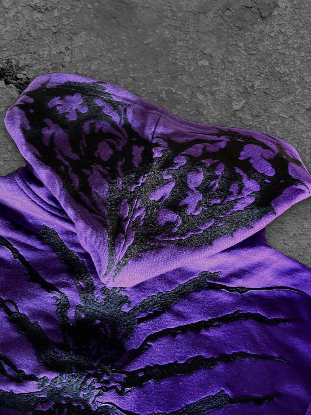 ghoul zip up purple