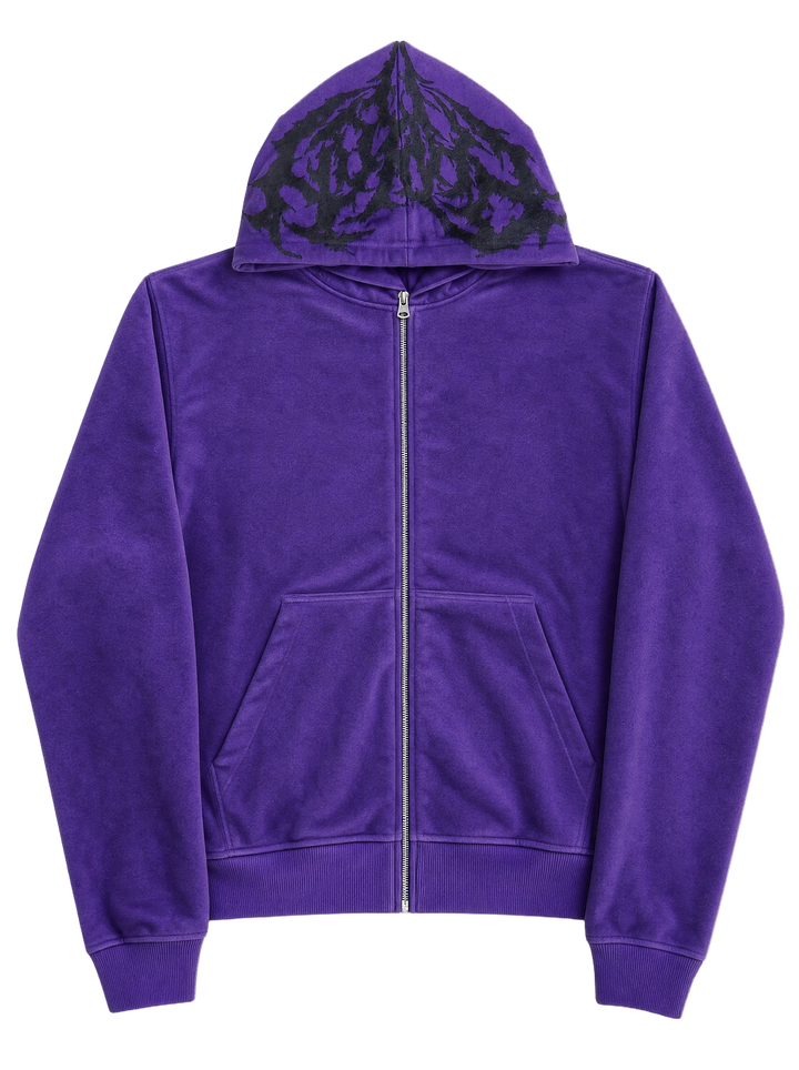 “Ghoul” Zip-Up (Purple)