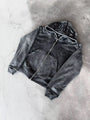 “Ghoul” ZIP - UP (Washed Black) - pholoh