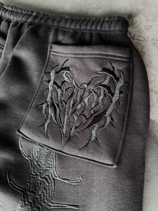 GHOUL ZIP+SWEATS (BLACK)