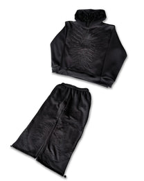 GHOUL ZIP+SWEATS (BLACK)