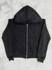 “Ghoul” ZIP-UP (Black)