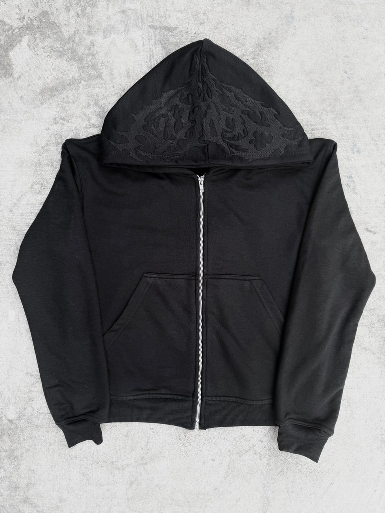 Ghoul” ZIP-UP (Black) - pholoh