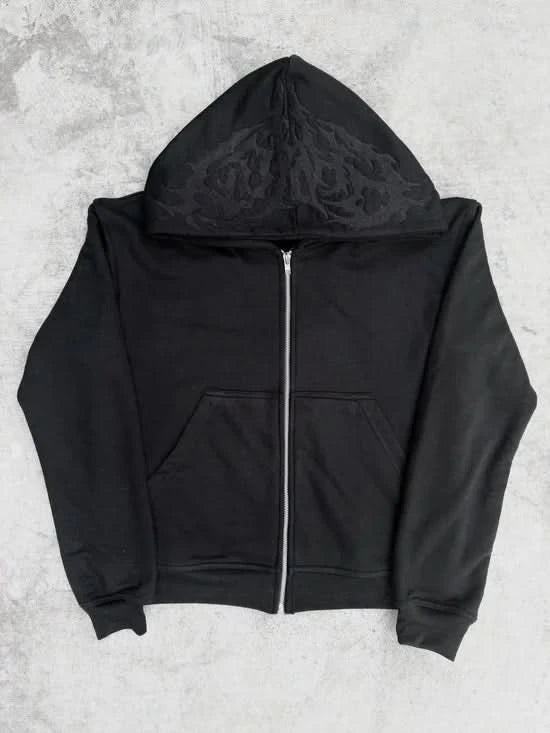 GHOUL ZIP+SWEATS (BLACK)