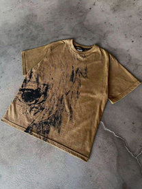 &quot;Ghoul&quot; T-shirt (Dark Beige)
